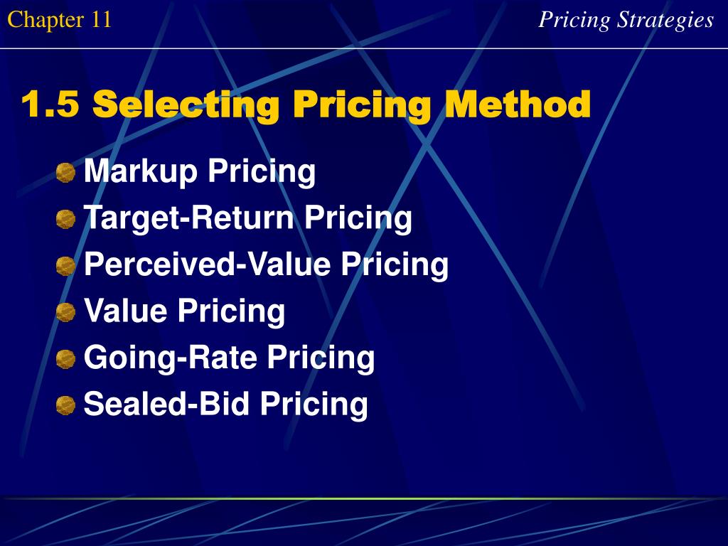 PPT Chapter 11 PRICING STRATEGIES PowerPoint Presentation, free