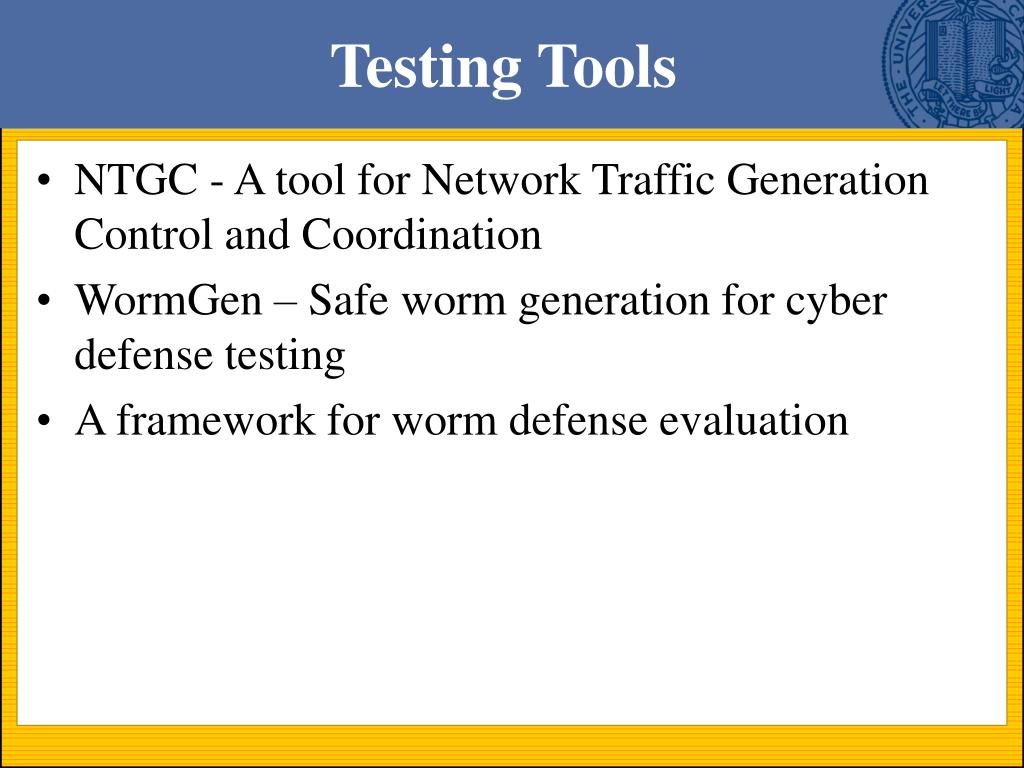 PPT Collaborative Endhost Worm Defense Experiment PowerPoint