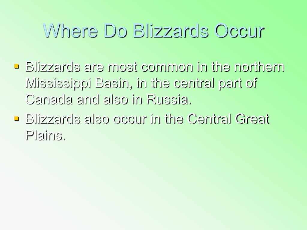 PPT BLIZZARDS PowerPoint Presentation, free download ID8186