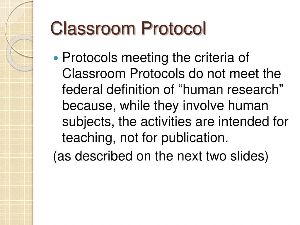 PPT Teaching Research Methods (Classroom Protocols) PowerPoint