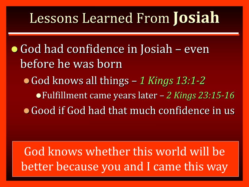PPT King Josiah PowerPoint Presentation, free download ID821686