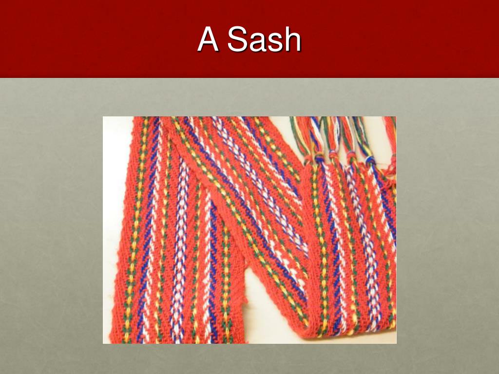 PPT The Métis Sash PowerPoint Presentation, free download ID82213