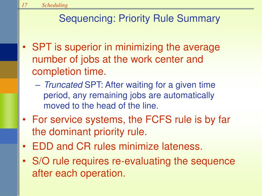 PPT Scheduling PowerPoint Presentation, free download ID823034