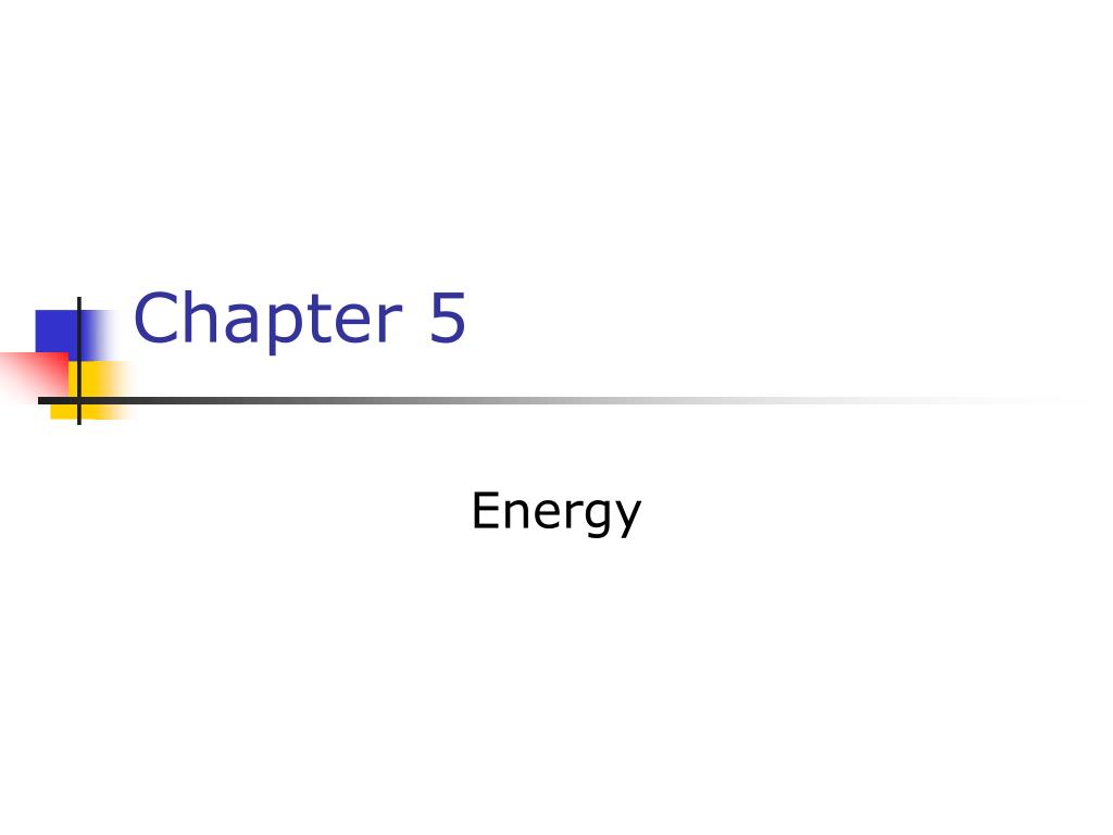 Ch 5 Energy Concept Map PPT Chapter 5 PowerPoint Presentation, free download ID825176