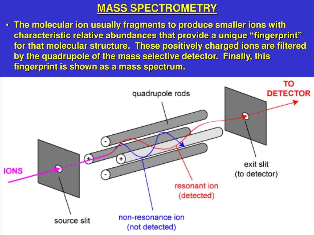 PPT Gas chromatography = separation Mass spectrometry = detection