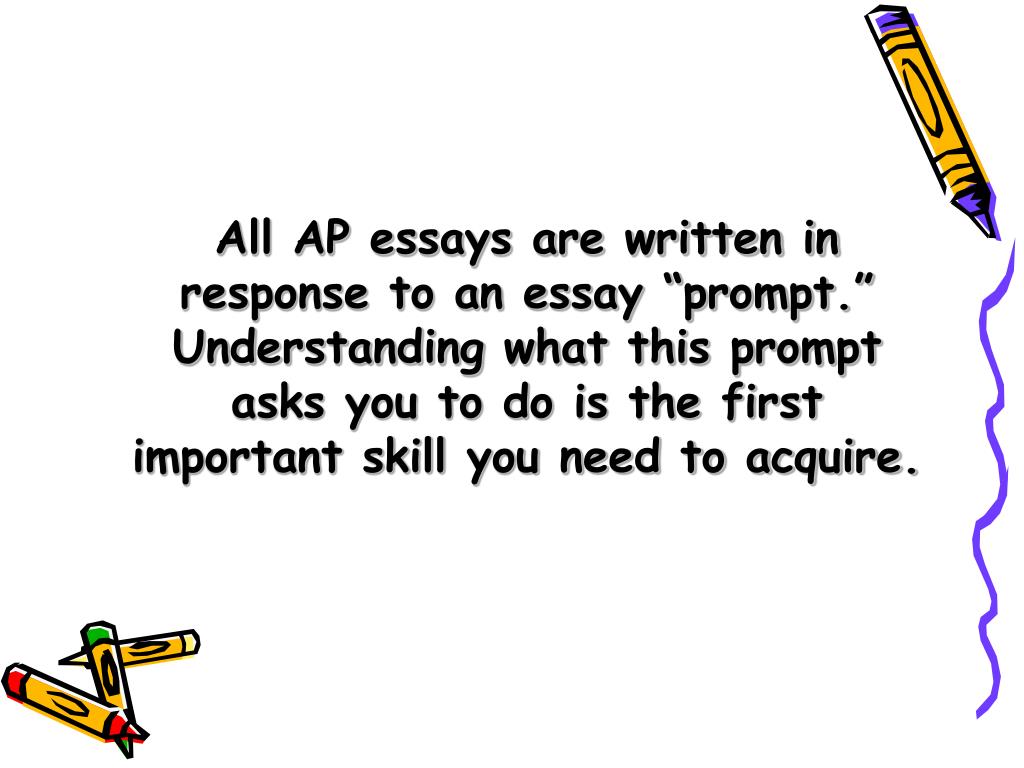 PPT Lesson 1 Understanding the Essay Prompt PowerPoint Presentation