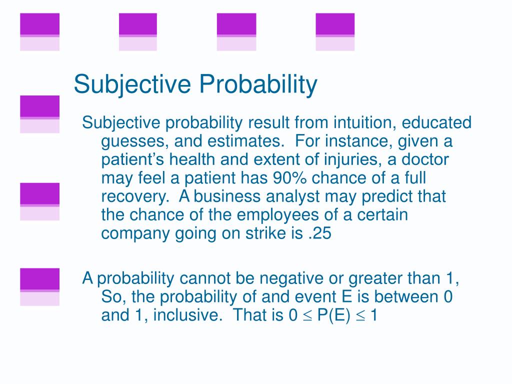 PPT 3.1 Basic Concepts of Probability PowerPoint Presentation, free