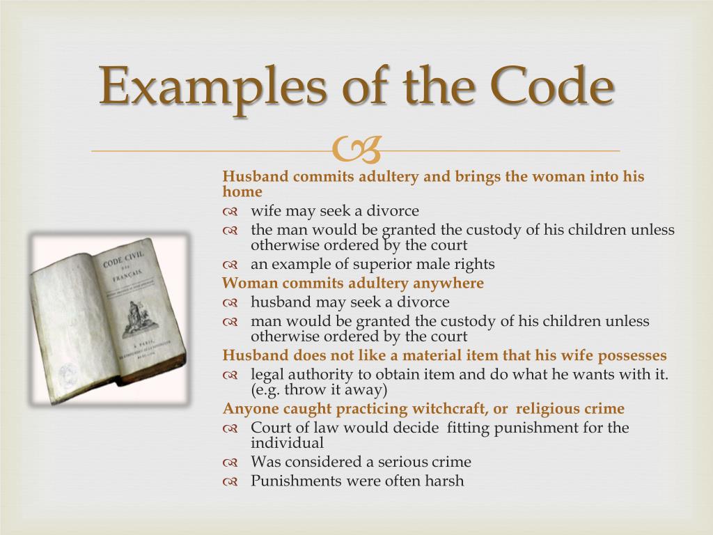 PPT The Napoleonic Code PowerPoint Presentation, free download ID