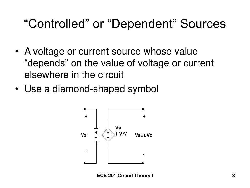 PPT Voltage and Current Sources Circuit Symbols
