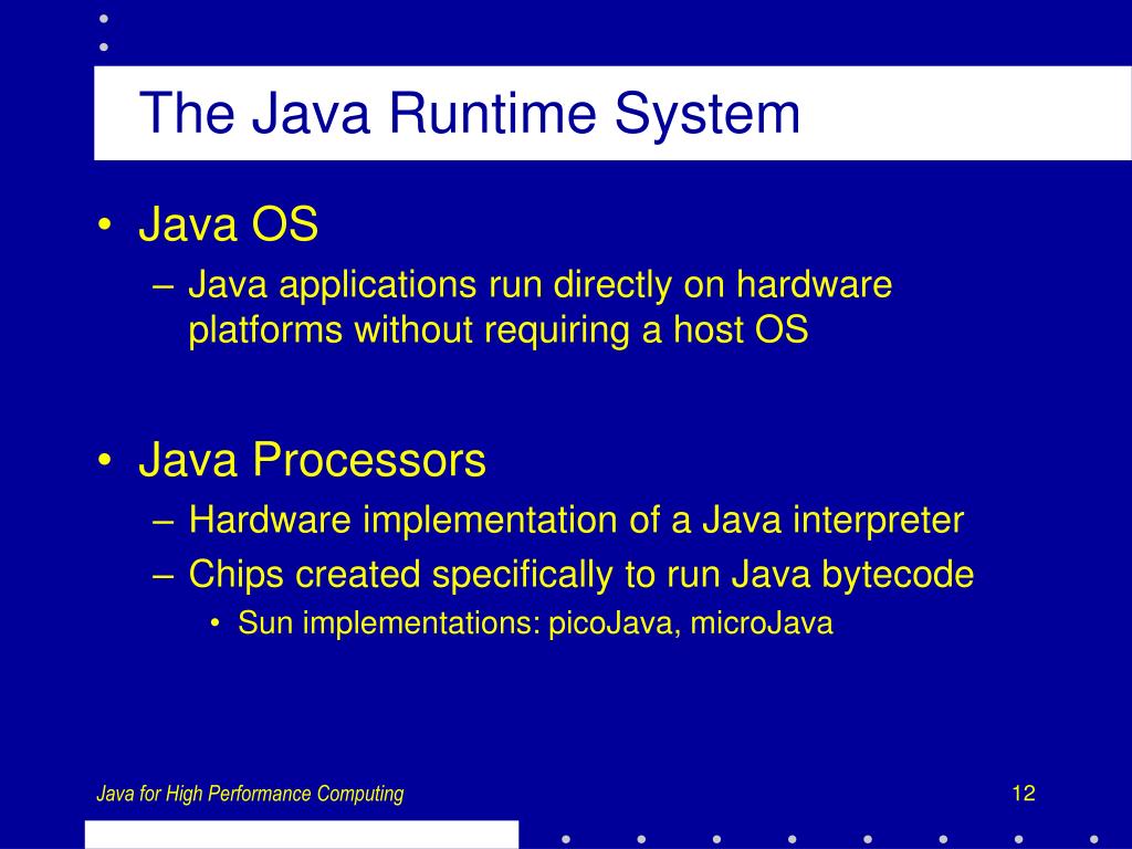 PPT Java for High Performance Computing PowerPoint Presentation, free