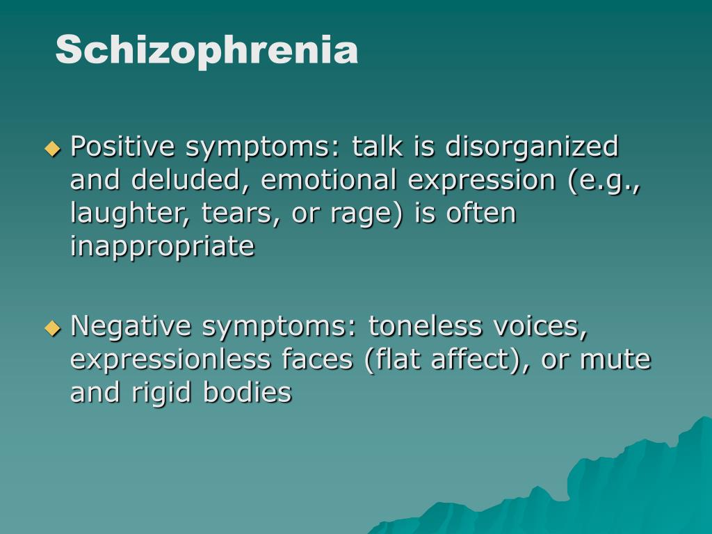 PPT Schizophrenia PowerPoint Presentation, free download ID834605
