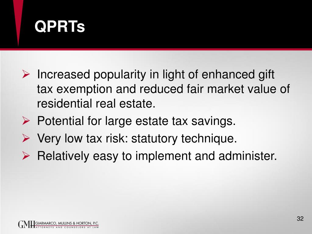 PPT The Role of Life Insurance in GRATs, IDGTs, QPRTs, CRUTs, and