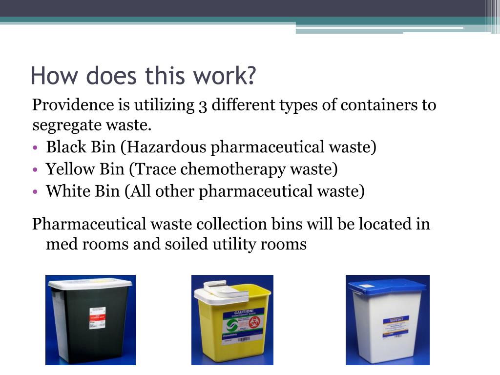 PPT Pharmaceutical Waste Program PowerPoint Presentation, free