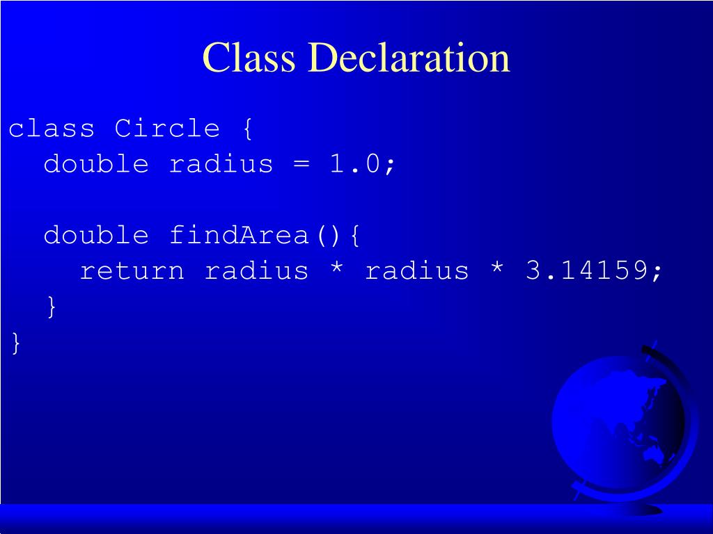 PPT Chapter 6 Objects and Classes PowerPoint Presentation, free