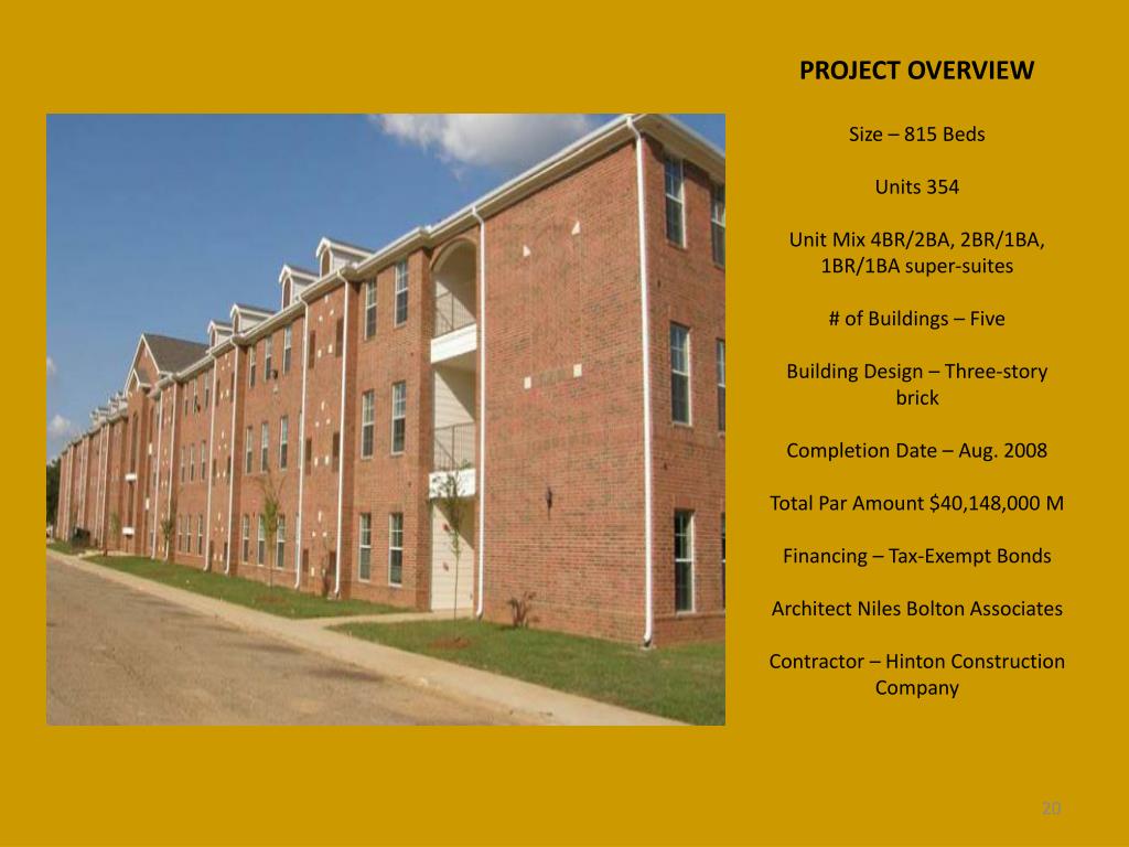 PPT Development Of New Student Housing PowerPoint Presentation, free