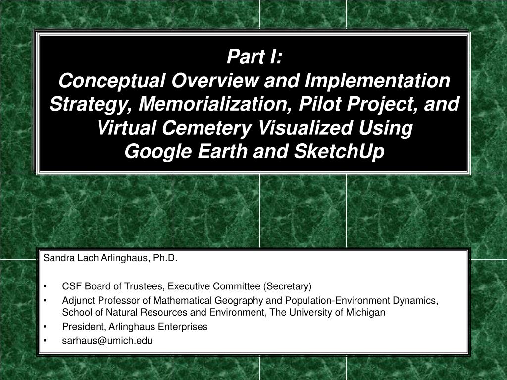 PPT The Perimeter Project Cemetery Zoning Used in Fragile Lands