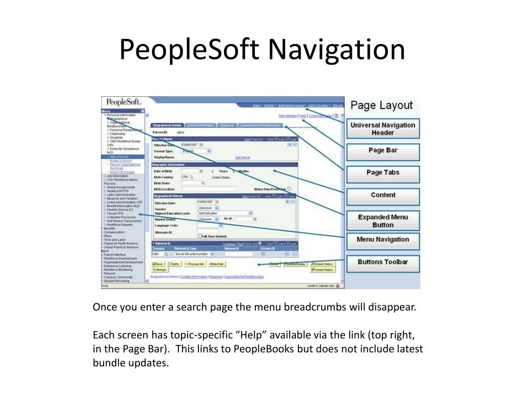 PPT Introduction to PeopleSoft Student Administration PowerPoint
