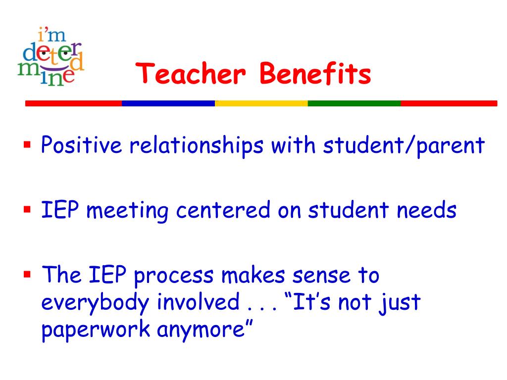 PPT Increasing selfdetermination through involvement in the IEP