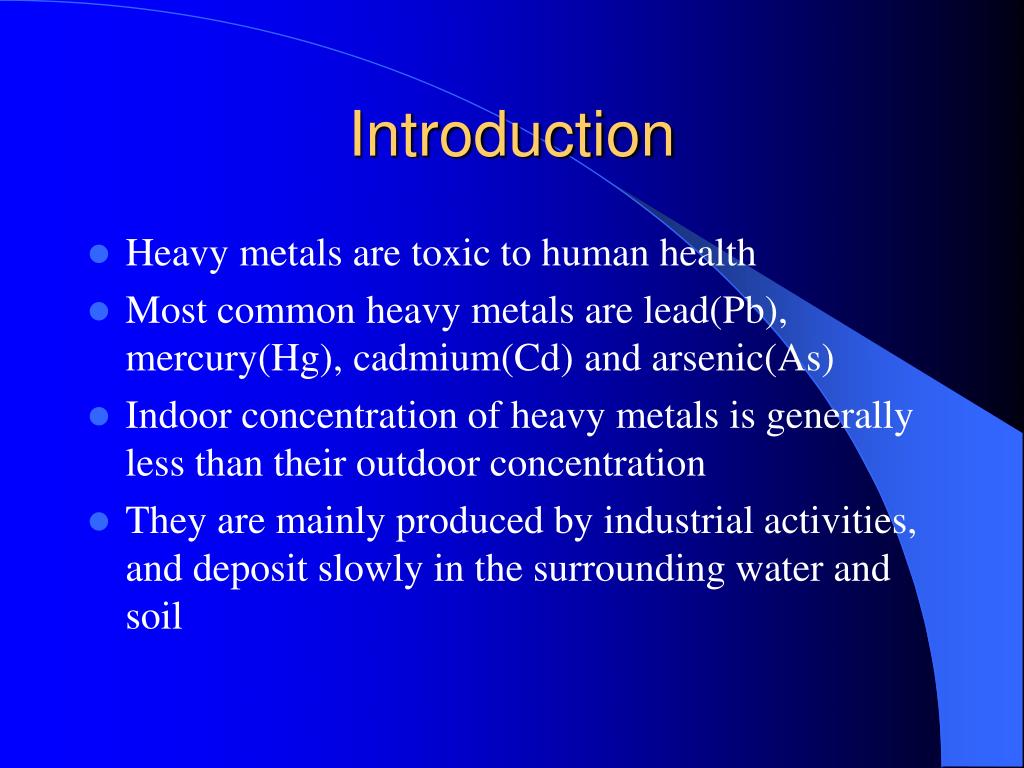 PPT HEAVY METALS PowerPoint Presentation, free download ID837866