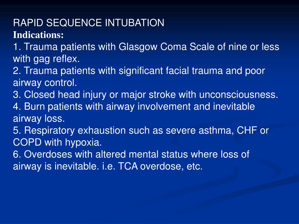 PPT RSI RAPID SEQUENCE INTUBATION PowerPoint Presentation, free