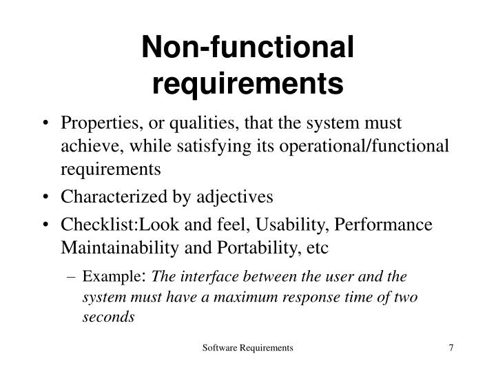 PPT Software Requirements PowerPoint Presentation ID841808