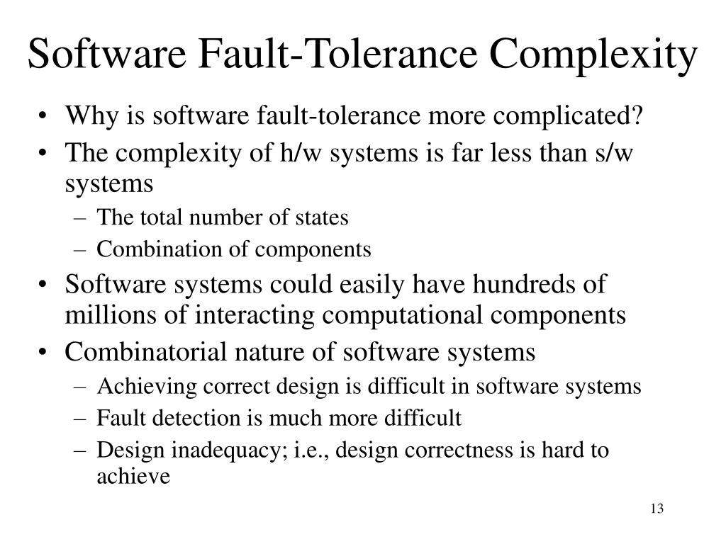 PPT Software FaultTolerance PowerPoint Presentation, free download