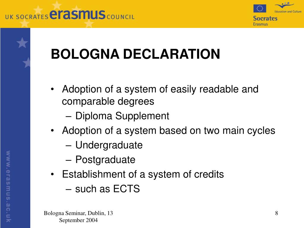 PPT DIPLOMA SUPPLEMENT (DS) LABEL APPLICATIONS TO THE EUROPEAN