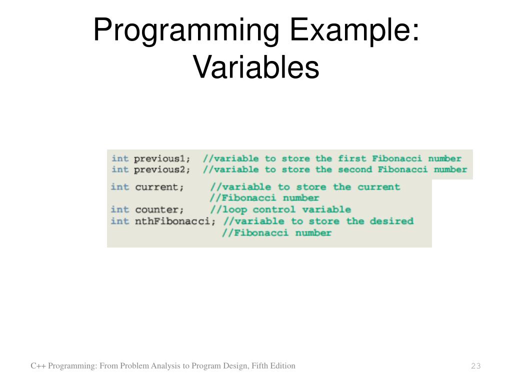 PPT C++ Programming From Problem Analysis to Program Design, Fifth