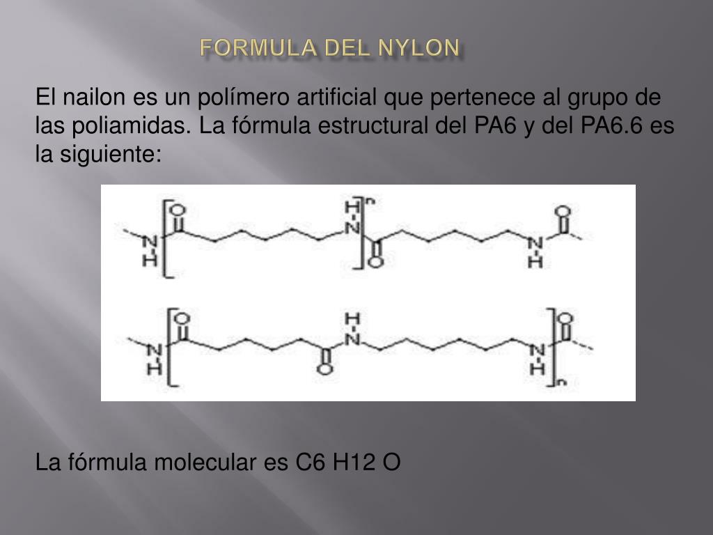 PPT Nylon (polietileno) PowerPoint Presentation, free download ID