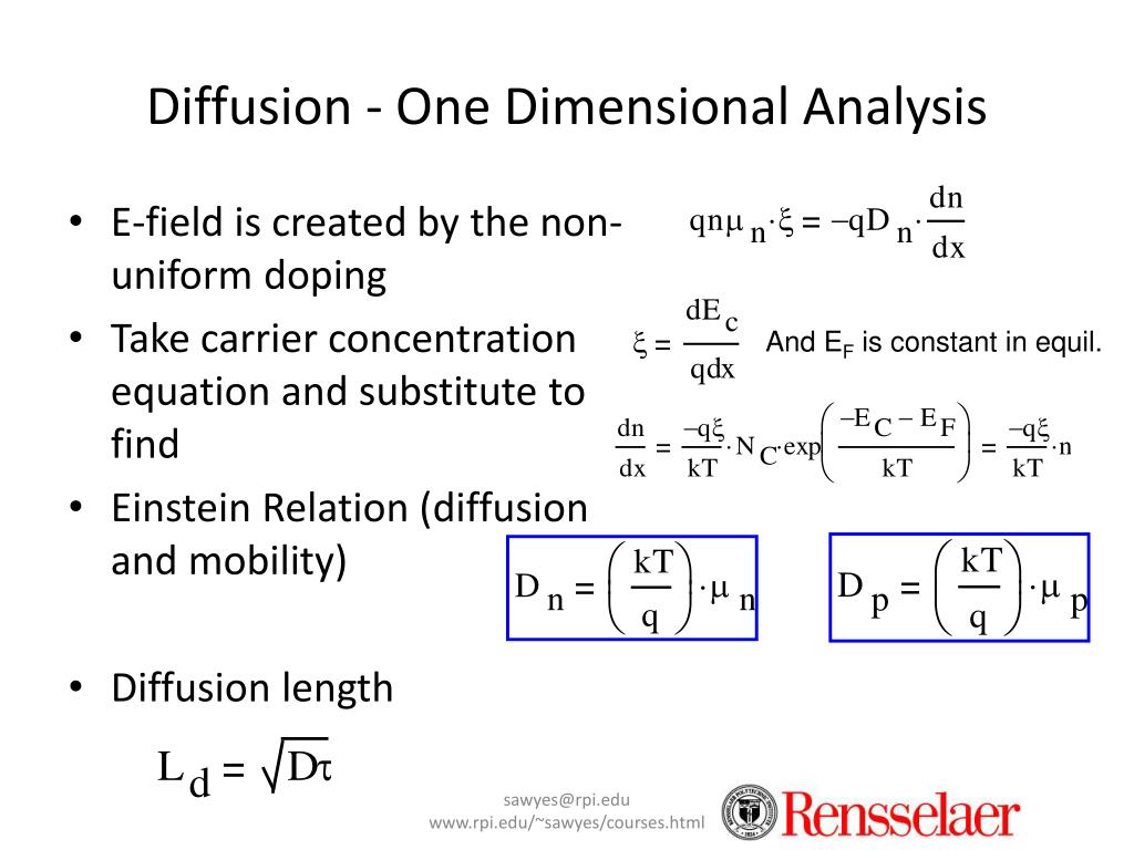 PPT ECSE6230 Semiconductor Devices and Models I Lecture 7 PowerPoint