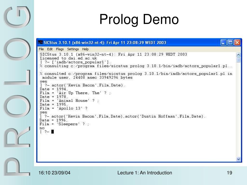 PPT Artificial Intelligence Programming in Prolog PowerPoint