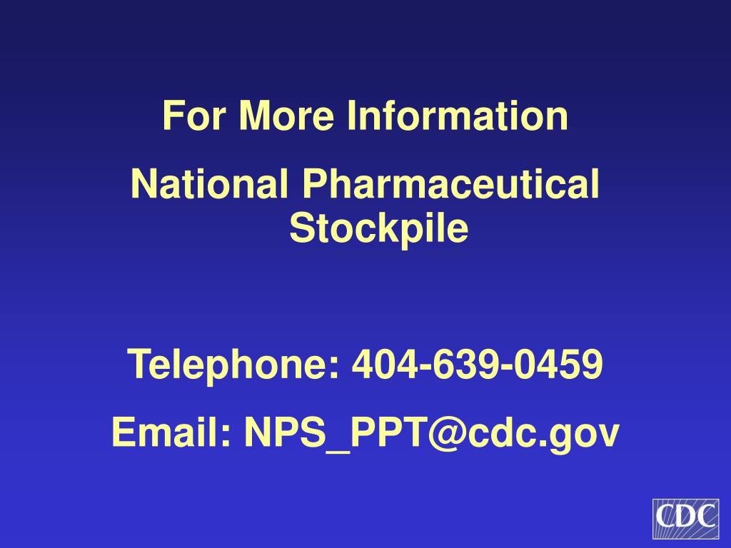 PPT Smallpox Vaccine Logistics Distribution, Storage, and Security