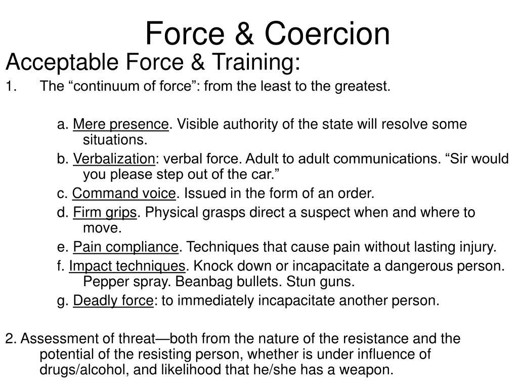 PPT Police Use of Force PowerPoint Presentation, free download ID
