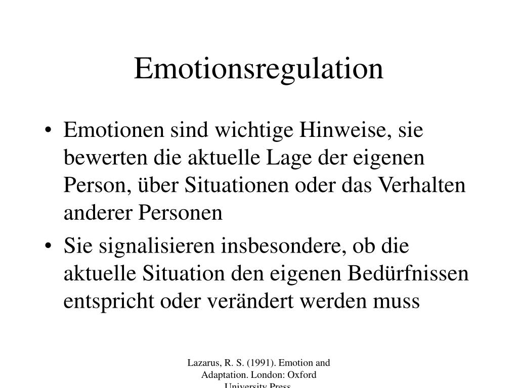 PPT Selbstregulation Emotionen und Coping PowerPoint