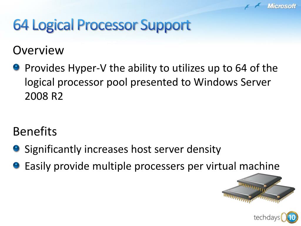 PPT HyperV 2008 R2 managed with System Center PowerPoint