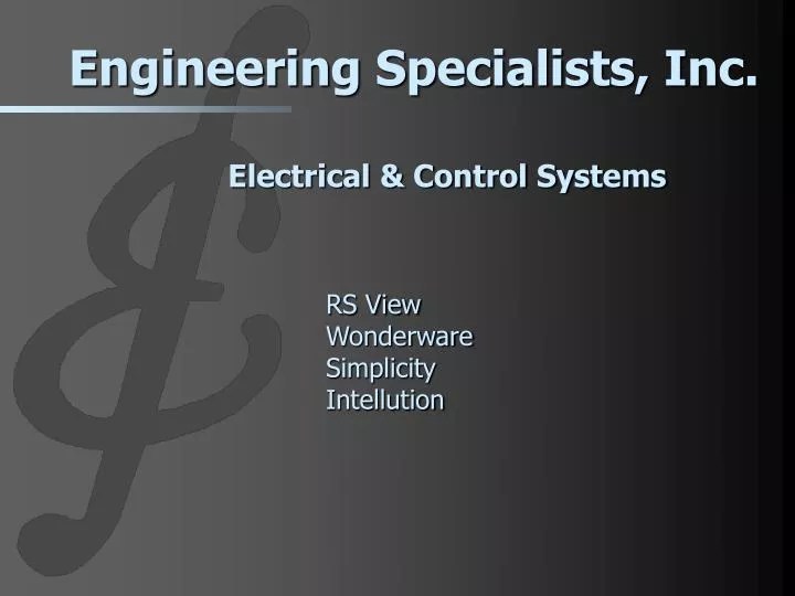 PPT Electrical & Control Systems PowerPoint Presentation, free