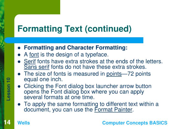 PPT Lesson 10 Word Processing PowerPoint Presentation ID865099