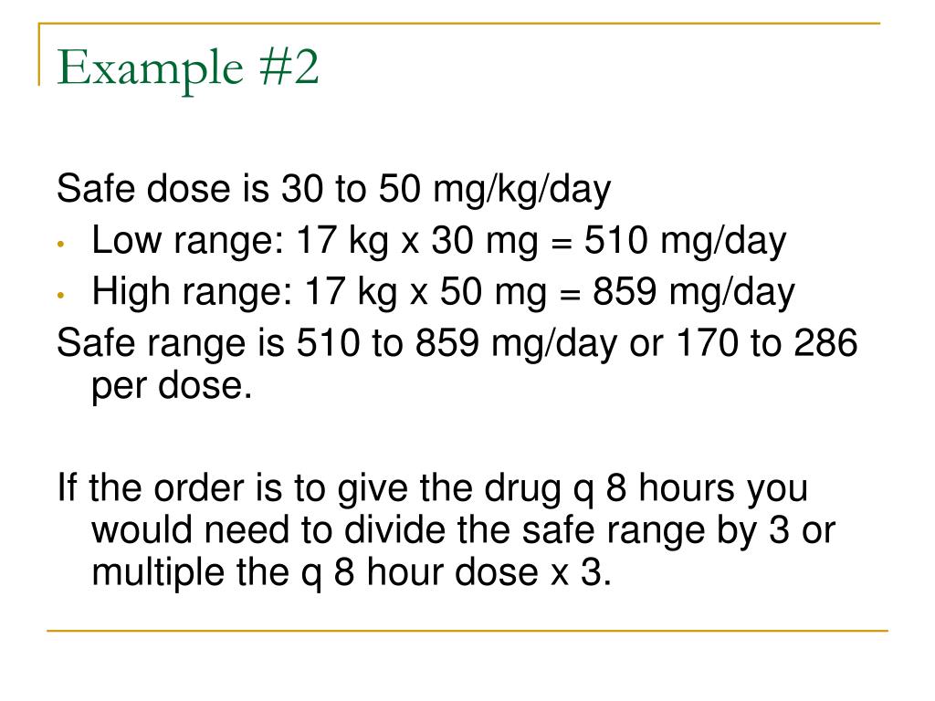 PPT Pediatric Medication Calculations PowerPoint Presentation, free