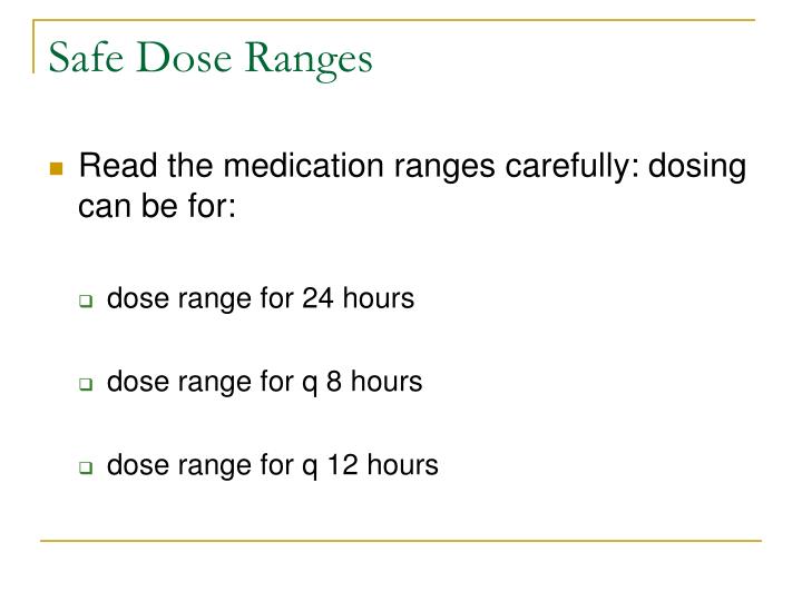 PPT Pediatric Medication Calculations PowerPoint Presentation ID869485