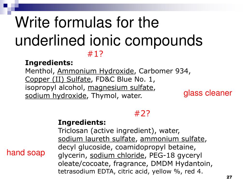PPT Chapter 3 Chemical Compounds PowerPoint Presentation, free