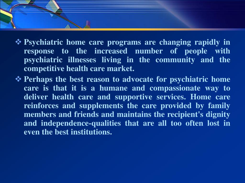 PPT CommunityBased Psychiatric Nursing Care PowerPoint Presentation