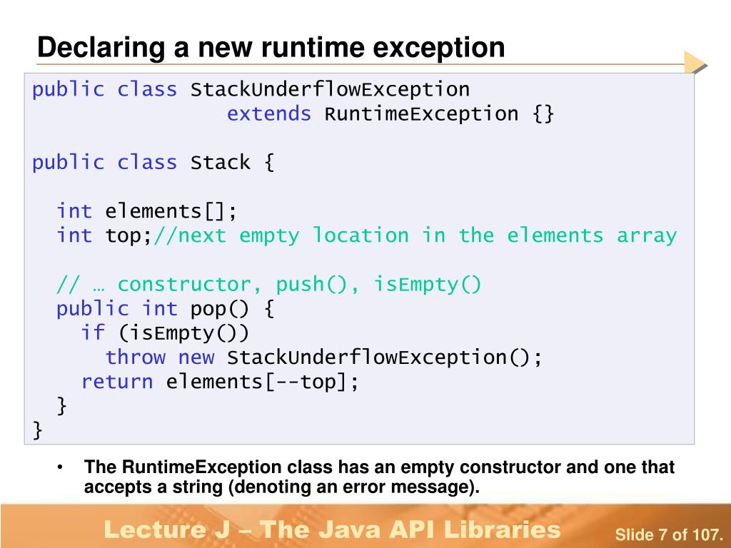 PPT Lecture J The Java API Libraries PowerPoint Presentation, free download ID873151