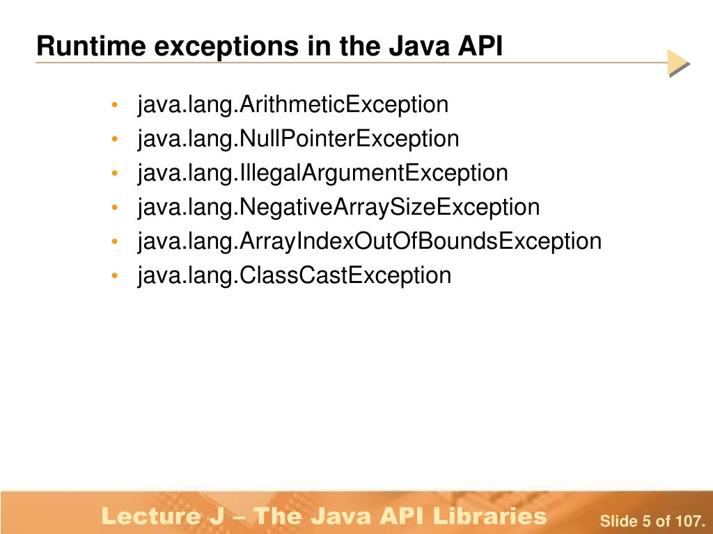 PPT Lecture J The Java API Libraries PowerPoint Presentation, free