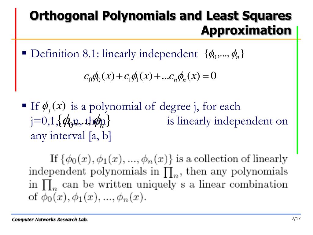 PPT CHAPTER 8. Approximation Theory PowerPoint Presentation, free