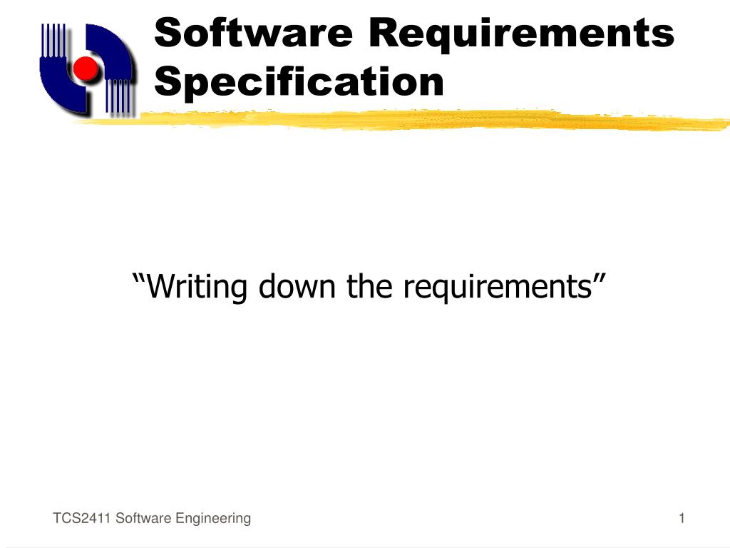 PPT Software Requirements Specification PowerPoint Presentation, free download ID873909