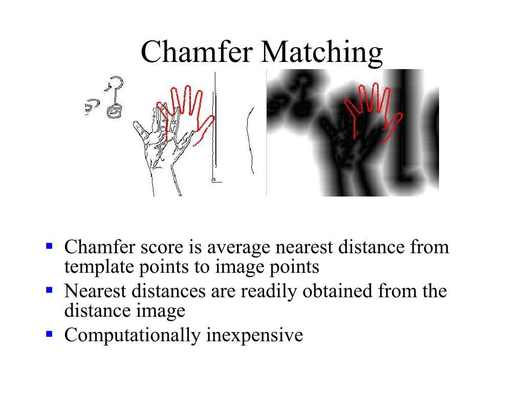 PPT Chamfer Matching & Hausdorff Distance PowerPoint Presentation