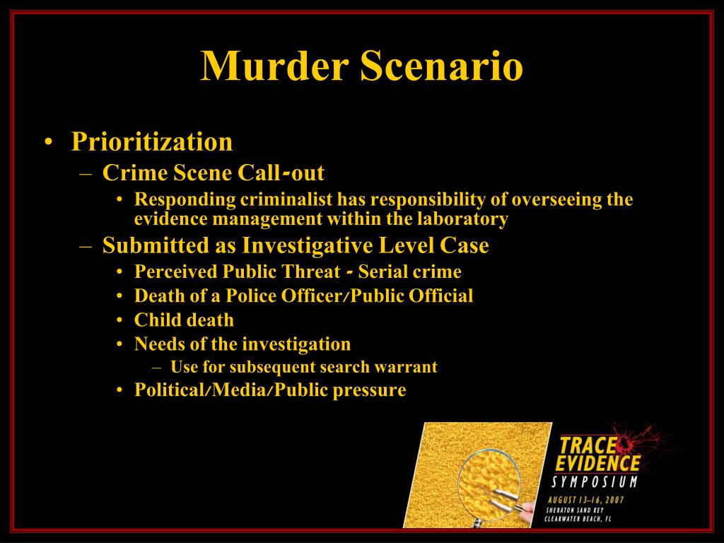 PPT Case Management Issues from Crime Scene to Court Room PowerPoint