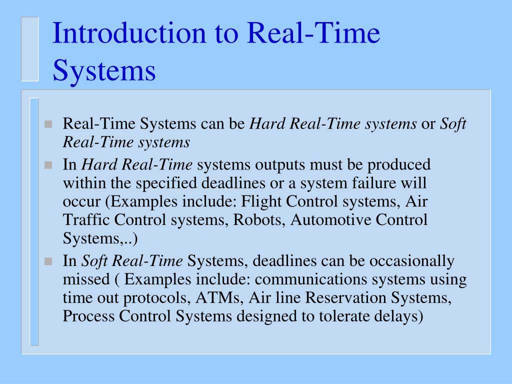 PPT REALTIME SOFTWARE SYSTEMS DEVELOPMENT PowerPoint Presentation