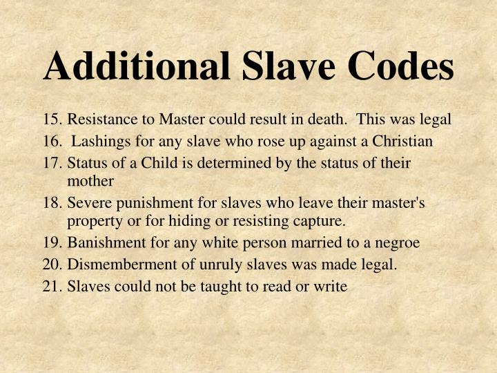 PPT Slave Life PowerPoint Presentation ID881149