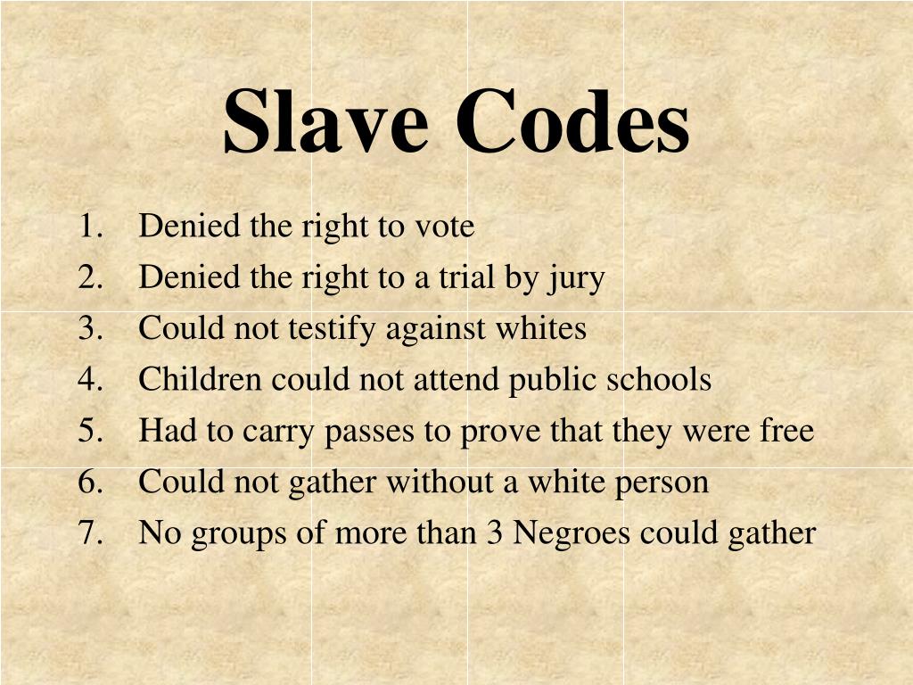 PPT Slave Life PowerPoint Presentation, free download ID881149